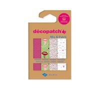 décopatch DP048C - Pochette 4 papiers déco Fins 30x40cm - Ode à la Femme