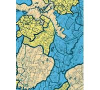 Décopatch FDA691O - 20 feuilles fines identiques 30x40 cm - Carte du monde