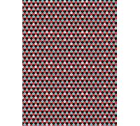 Décopatch FDA719O - Une pochette de 20 feuilles 30x40 cm Pois bleu, rouge, noir