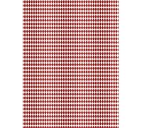 Décopatch FDA738O - Une pochette de 20 feuilles 30x40 cm - Petits losanges rouges