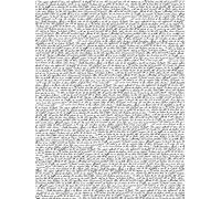DÉCOPATCH FDA771O - 20 feuilles fines identiques 30x40cm - Poème