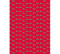 Décopatch FDA821C - Une pochette de 20 feuilles texture 30x40 cm Cloches Noël avec dorures