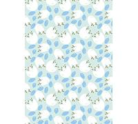 Décopatch FDA845C - Une pochette de 20 feuilles texture 30x40 cm Tulipes blanches