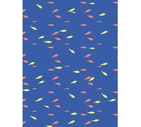 Décopatch FDA883C - Une pochette de 20 feuilles texture 30x40 cm - Poissons effet fluo