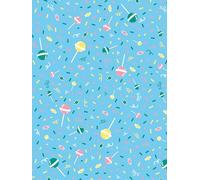 Décopatch FDA906C - Une pochette de 20 feuilles texture 30x40 cm - Sucettes
