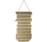 Décopatch HD044O - Un support en papier brun mâché 27x0,6x65 cm, Panneau directionnel