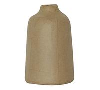 Décopatch HD061C - Un support en papier brun mâché 8X8X6 cm - Waterproof - Vase artisanal M