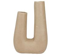 Décopatch Support vase double HD085C – papier mâché brun étanche 16,5×7×25 cm