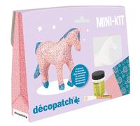 décopatch Mini kit cheval – feuilles, pinceau et vernis-colle NA G