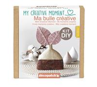 décopatch KIT039C - Mini-kit créatif Adulte Déco - Vase & Feuilles
