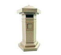 Décopatch LA010O - Un support en papier brun mâché 28x24x48 cm, Boite aux lettres