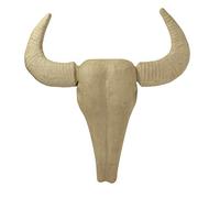 DÉCOPATCH LA015C - Trophée tête de buffle en papier mâché - 9,5x46x52cm