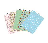 Décopatch MP014C - Un maxi pack de 100 feuilles 30x40 cm motifs assortis (5 designs x 20 fles), Enfant