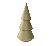 décopatch NO002O - Un Support en Papier Brun mâché 15x15x30,5 cm, Sapin