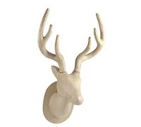 Décopatch NO032C - Un support en papier brun mâché 32x25x63 cm, Trophée Cerf