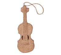 DÉCOPATCH NO043C-Violoncelle à suspendre en papier pulpé brun - 1,5x4x11cm