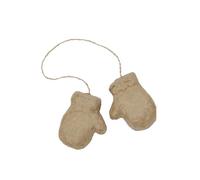 Décopatch NO045Cpack - Licorne boule à suspendre et à décorer en papier mâché brun - 11,5x6x11 cm - Paquet de 5