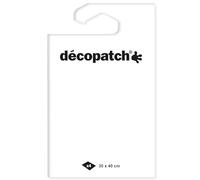 Décopatch NO071C - Un lot de 10 supports en papier mâché brun - Père Noël à suspendre - 8,5x5x1 cm