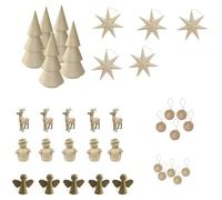 Décopatch NOZ099O - Kit festif : set de 35 supports assortis