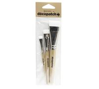 Decopatch Pack De 3 Pinceaux Nylon