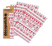 Decopatch Pochette 3 Feuilles Identiques Ref 613