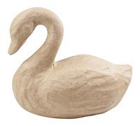 Décopatch Support en papier brun mâché Cygne SA192C 16,5x8,5x14 cm