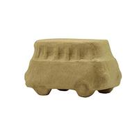 Décopatch SA209C - Un support en papier brun mâché 16x8x9 cm, Bus
