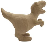 décopatch SA215C - Un Support en Papier Brun mâché 18x9x16 cm, Tyrannosaure