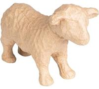 Décopatch SA235C - Un support en papier brun mâché 23x10x16 cm, Mouton