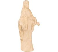 Décopatch SA237C - Un support en papier brun mâché 12x5,5x22,5 cm, Vierge Marie