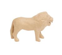 décopatch Supports en papier brun mâché – Lion Kraft – 80 cm – Lot de 2