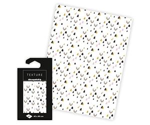 DÉCOPATCH TD777C - Feuille Foil 40x60cm - Rennes & sapins