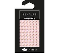 DÉCOPATCH TD784C - Feuille Foil 40x60cm - Gouttes