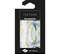 Décopatch Papier texture TD797C 40 x 60 cm Marbre foil 1 feuille