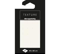 Décopatch TD799C - Un paquet de 1 feuille de papier Texture 40x60 cm, Coquillages avec dorures