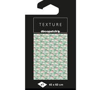 Décopatch TD800C - Un paquet de 1 feuille de papier Texture 40x60 cm, Feux d'artifices avec dorures