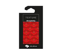 Décopatch TD815C - Un paquet de 1 feuille de papier Texture 40x60 cm, Paon avec dorures