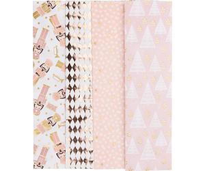 Décopatch TD833C - Assortiment de 4 feuilles foils Décopatch - Collection Ritournelle