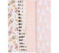 DÉCOPATCH TD833C - Pochette 4 papiers décoratifs Foil - Ritournelle