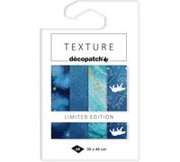 Décopatch TD873C Halloween Pochette 4 feuilles assorties de papier imprimé Effet Foil Dorure à Chaud Effet métallisé Customiser Moderniser DIY et Loisirs Créatifs 30x40 cm