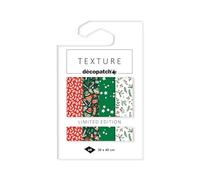 Décopatch TD897C - Assortiment de 4 papiers Foil avec dorure à chaud - papier déco Noël