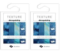 décopatch TD900C - Assortiment de 4 papiers Foil avec dorure à Chaud - Papier déco Noël, Unité (Lot de 2)