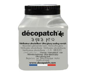 Décopatch VAUB180AO - Un pot de Vernis vitrificateur aquapro 180 ml, aspect Brillant
