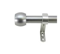 Decopolitan Tringle à rideaux Argenté 36 à 72 cm