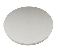 DecoPorex Base ronde pour gâteau en polystyrène - Pour décoration de gâteau - Diamètre : 40 cm - Hauteur : 3 cm