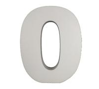 DecoPorex Chiffre 0 de 60 cm de haut et 5 cm d'épaisseur en polystyrène expansé pour décoration d'événements, célébrations, anniversaires et anniversaires