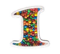 DecoPorex - Chiffre 1 en Polystyrène pour Candy Bar, 20cm de Hauteur et 3cm de Profondeur, Récipient à Remplir de Bonbons - Parfait pour Décorations de Fêtes et Anniversaires