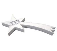 DecoPorex - Étoile filante de Noël de 30 cm en polystyrène expansé Non Peint, idéale pour Les décorations et Les Loisirs créatifs