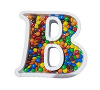 DecoPorex Lettre B en polystyrène pour bonbons 20 cm de hauteur/2 cm de profondeur