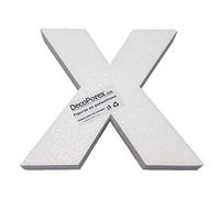 Decoporex - Lettre X en polystyrène expansé de 20 cm de hauteur et 3 cm d'épaisseur